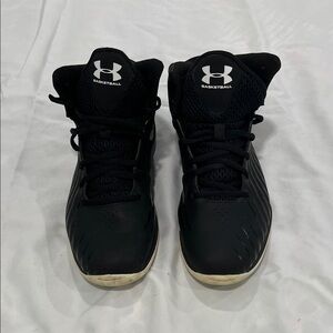Under Armour Kids Black and White Sneakers
